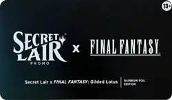 MTG Secret Lair x Final Fantasy: Gilded Lotus EN Rainbow Foil Edition - Sealed - Image 1