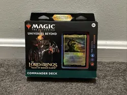 MTG Lord of the Rings: Tales of Middle Earth Commander Deck: The Hosts of Mordor 195166205052 - Image 1