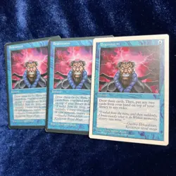 MTG Brainstorm Ice Age Card 5th Edition Magic The Gathering Card 3 - Image 1