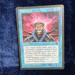MTG Brainstorm Ice Age Card 5th Edition Magic The Gathering Card 3 - Image 4