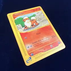 Growlithe 62/144 Skyridge Pokemon E Series Card Vintage 2002 Nintendo - Image 4