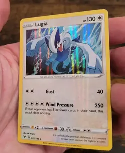 Lugia 132/185 Holo Bleed Error Card Rare Vivid Voltage Pokemon Near Mint - Image 1