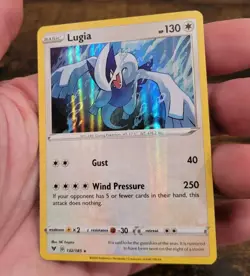 Lugia 132/185 Holo Bleed Error Card Rare Vivid Voltage Pokemon Near Mint - Image 2