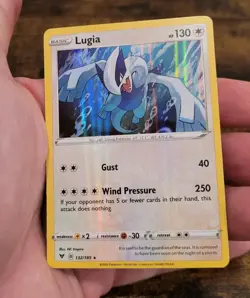 Lugia 132/185 Holo Bleed Error Card Rare Vivid Voltage Pokemon Near Mint - Image 3