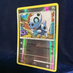 Aron 57/111 Reverse Holo Rising Rivals Pokemon Card - Image 2