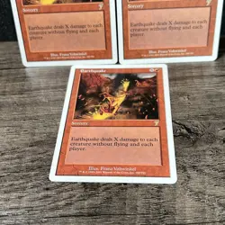 Earthquake 7th Edition MTG Magic the Gathering Card 3 - Image 2
