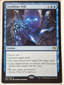Insidious Will - Kaladesh - Magic the Gathering MTG Nice! - Image 1