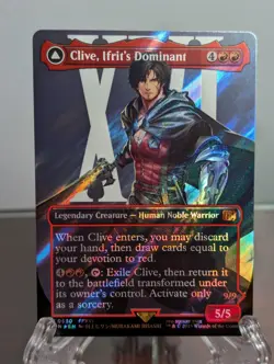 MTG English Clive, Ifrit's Dominant (Borderless) (Surge Foil) (0530) - NM - Image 1