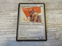 1x Takeno, Samurai General - Champions of Kamigawa - NM - English - OOP MTG - Image 1
