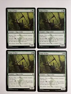4x Mtg Khans Of Tarkir Sagu Archer NM Magic The Gathering - Image 1