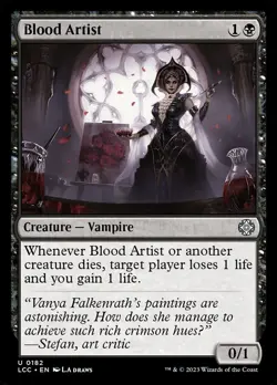 MTG BLOOD ARTIST EXC - ARTISTA SANGUINARIO - CMM - MAGIC - Image 1