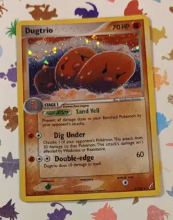 Pokemon TCG Dugtrio 5/100 Holo Rare Crystal Guardians English 2006 Komiya - Image 1