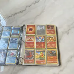 Pokemon TCG Binder Lot Chespin Fennekin Froakie Cover, Cards & Collectible Pins - Image 3