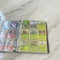 Pokemon TCG Binder Lot Chespin Fennekin Froakie Cover, Cards & Collectible Pins - Image 4