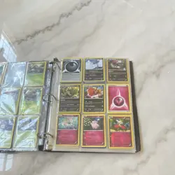 Pokemon TCG Binder Lot Chespin Fennekin Froakie Cover, Cards & Collectible Pins - Image 5