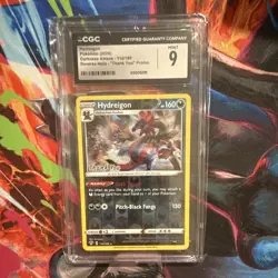 CGC 9 Pokemon 2020 Darkness Ablaze Hydreigon 110/189 Reverse Holo TY Promo ENG - Image 1