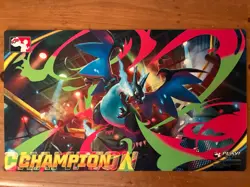 Mega Charizard x League Cup Champion Play Mat Pokemon TCG Official New - Image 1