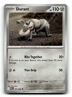 Durant 070/086 Uncommon White Flare Pokemon NM - Image 1