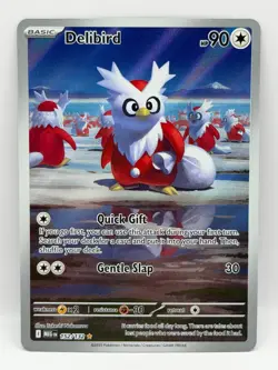 Delibird 152/132 Mega Evolution NM Illustration Rare Pokemon TCG - Image 1
