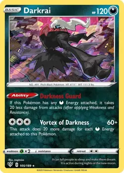 Cosmo Holo Darkrai - 105/189 Pokemon TCG - Image 1