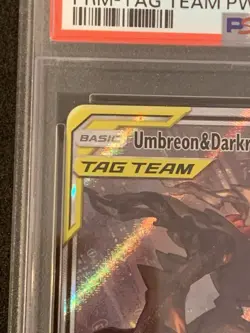 Pokemon Umbreon & Darkrai GX Tag Team Promo SM241 PSA 9 Mint - Image 3