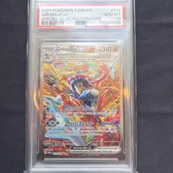 2024 Pokemon Twilight Masquerade Greninja EX #214/167 PSA 10 GEM MINT - Image 1