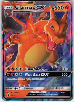 Charizard GX - SM211 Holo Promo Sun & Moon Promo Pokemon Near Mint - Image 1