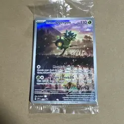 Teal Mask Ogerpon 123 SEALED Sv: Scarlet & Violet Promo Holo Pokemon TCG NM - Image 1