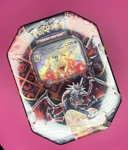 Pokemon TCG Scarlet & Violet Paldean Fates Shiny Charizard ex Tin ENG 10 - Image 3