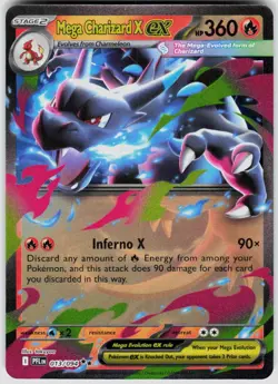 POKEMON MEGA CHARIZARD X EX 013/094 PHANTASMAL FLAMES NM/M - Image 1