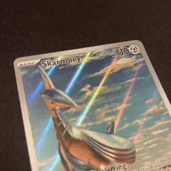 Pokemon Skarmory 209/191 Surging Sparks Illustration Rare Full Art Holo - Image 3