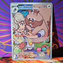 The Pokemon Company Pokemon TCG Arven's Greedent 205/182 Holo - Image 1