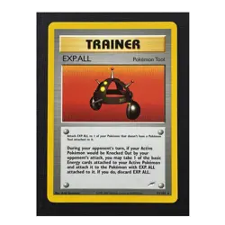 Pokemon EXP.ALL 93/105 Neo Destiny Unlimited Regular Rare Trainer English 2000 - Image 1