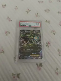 2015 Pokemon XY Rayquaza EX XY73 Black Star Promo NM PSA 8 - Image 1
