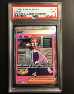 PSA 9 Lacey 175/131 MINT Pokemon Prismatic Evolution Special Illustration Rare - Image 1