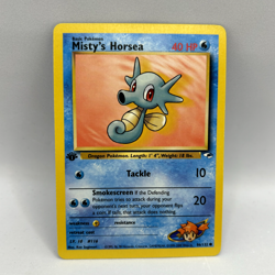 Pokemon TCG - Misty's Horsea 86/132 1st Edition - WOTC Gym Heroes - NM/LP - Image 1