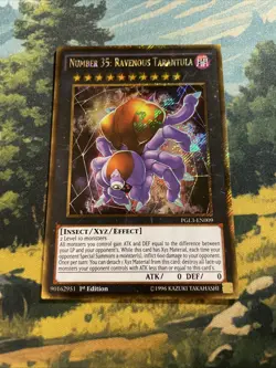 Number 35: Ravenous Tarantula PGL3-EN009 Premium Gold: Infinite Gold 1st Edition - Image 1
