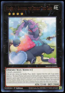Number 41: Bagooska the Terribly Tired Tapir MGED-EN090 Yu-Gi-Oh 1st Edition NM - Image 1