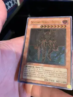 Yu-Gi-Oh! TCG Destiny Hero - Dogma Power of the Duelist POTD-EN014 1st Ultimate - Image 4
