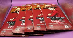 One Piece TCG: Carrying On His Will Sleeved Booster OP-13 English Lot Of 5 - Image 1