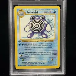 Poliwhirl #38 1st Edition Base Set 1999 Pokemon Game PSA 9 💦 - Image 2