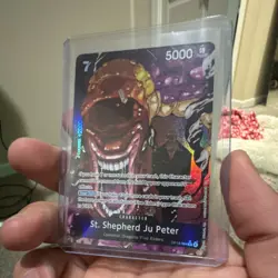 Bandai One Piece CCG St. Shepherd Ju Peter OP13-084 SP Rare Holo Alt Art - Image 2