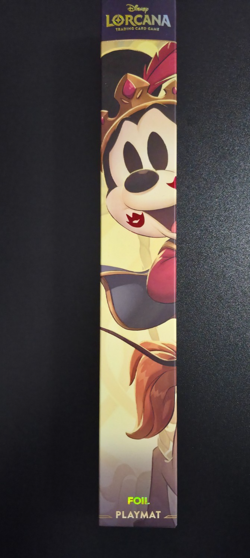 Disney Lorcana Park Exclusive - Iconic Mickey & Minnie Foil Playmat Rare - Image 2
