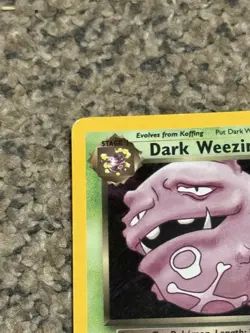 Dark Wheezing 14/82 Holo Rare Team Rocket Set Card Pokemon Card MP/HP - Image 2
