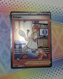 Crispin 171/131 Pokemon Card Prismatic Evolutions Special Illustration Rare SIR - Image 2