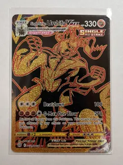 Pokemon Brilliant Stars TG29/TG30 Urshifu VMAX Full Art Holo GOLD Secret Rare - Image 1