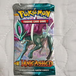 34 packs of Pokemon TCG HS Unleashed Booster Pack 10 Cards English Standard Size - Image 1