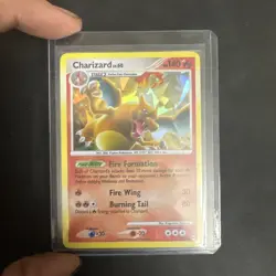 2009 Charizard 1/99 Platinum Arceus Cracked Ice Holo Rare Pokemon Card TCG NM - Image 2