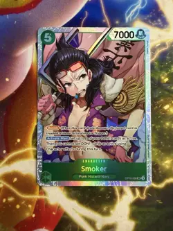 One Piece Card Game Smoker OP10-030 Super Rare English - Image 3
