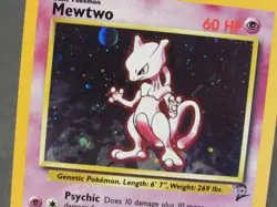 1999 Mewtwo Holo Pokemon TCG Card Base Set 2 WOTC 10/130 Vintage LP/NM - Image 4